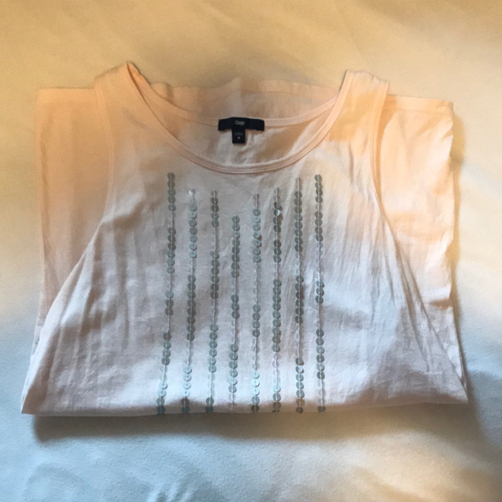 light pink tank top